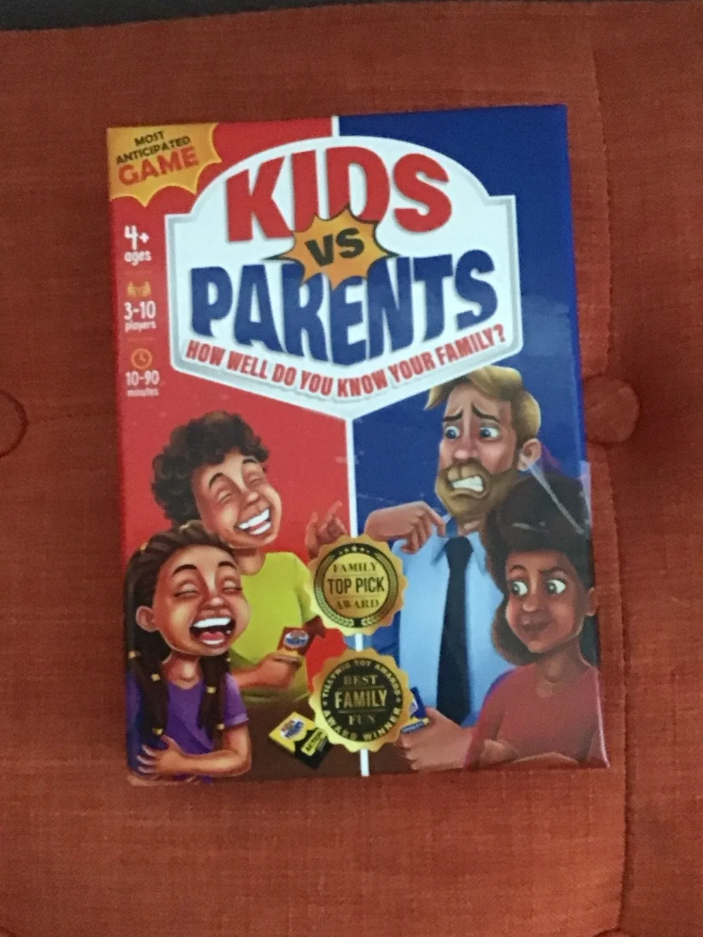 Family Board Game - Blue & Red Box
